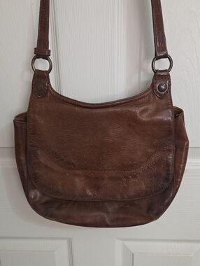 Frye Melissa Crossbody Classic Brown Leather